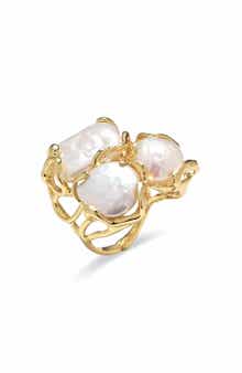 Valentina Freshwater Pearl Cluster Ring