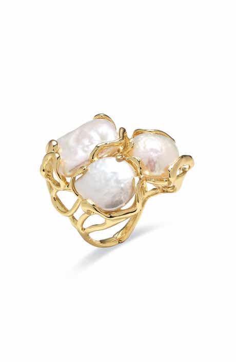 Valentina Freshwater Pearl Cluster Ring