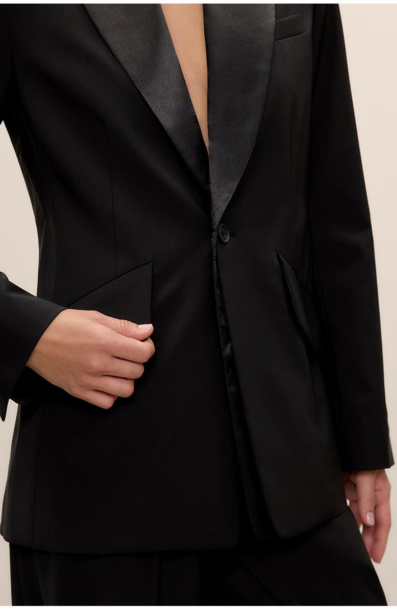 Rebecca Taylor Stevie Blazer, Alternate, color, Black