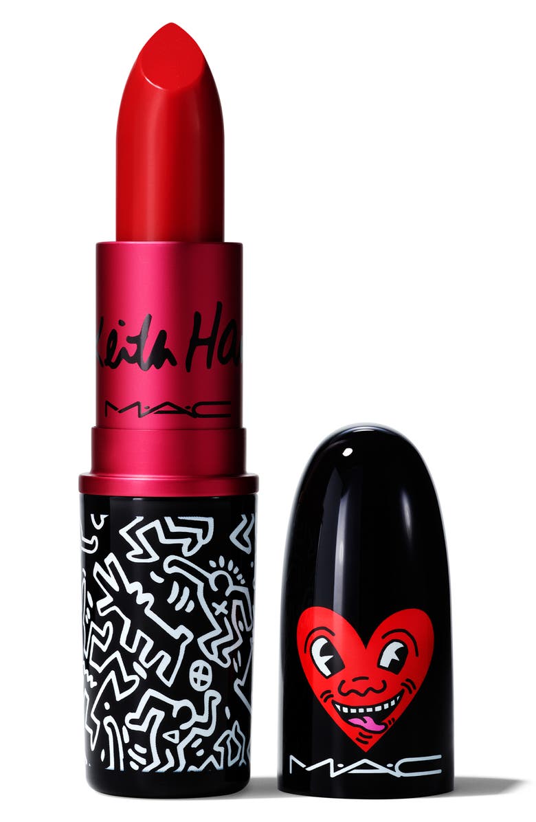MAC Cosmetics MAC Viva Glam x Keith Haring Matte Lipstick, Main, color, Red Haring
