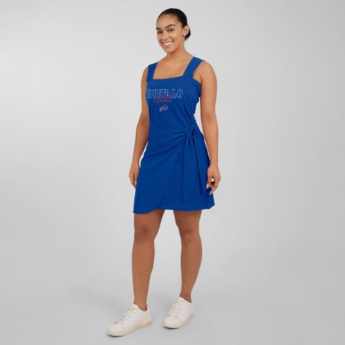 Wear By Erin Andrews Royal Buffalo Bills Wrap Dress