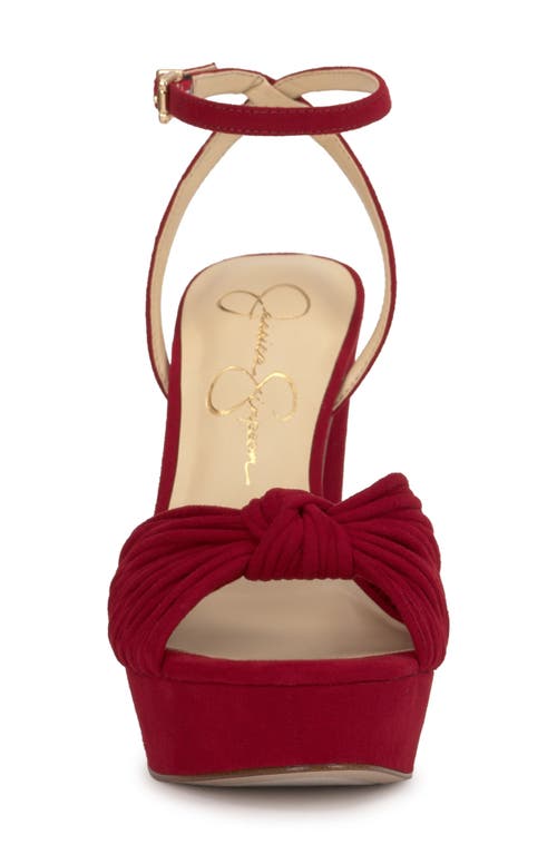 Jessica Simpson Immie Platform Sandal In Red