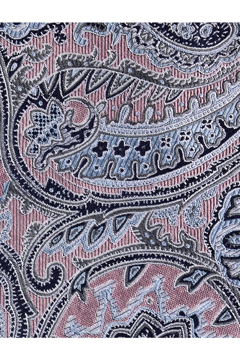 Big & Tall Paisley Tie, Alternate, color, PINK