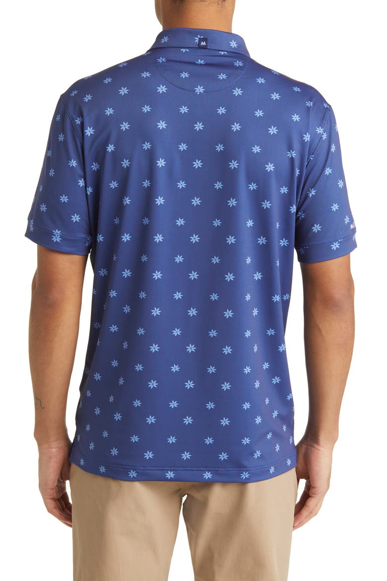 Versa Floral Performance Golf Polo, Alternate, color, SET SAIL FLORAL DOT PRINT