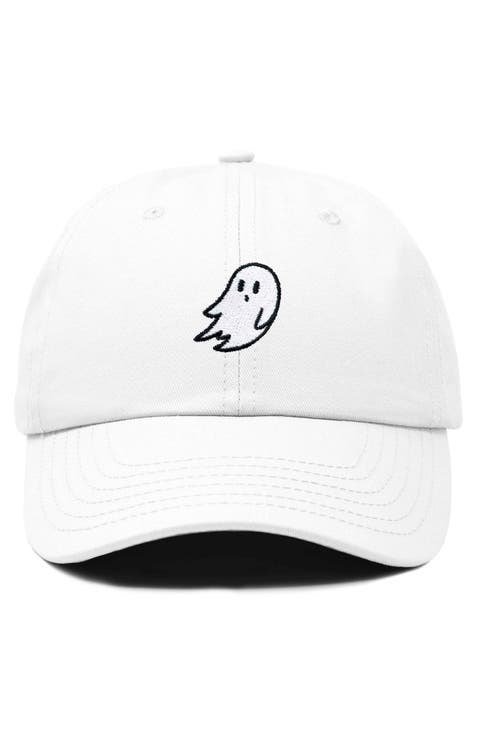 Ghost Embroidered Low Crown Cap