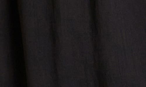 City Chic Dayana Smocked Long Sleeve Maxi Dress In Black