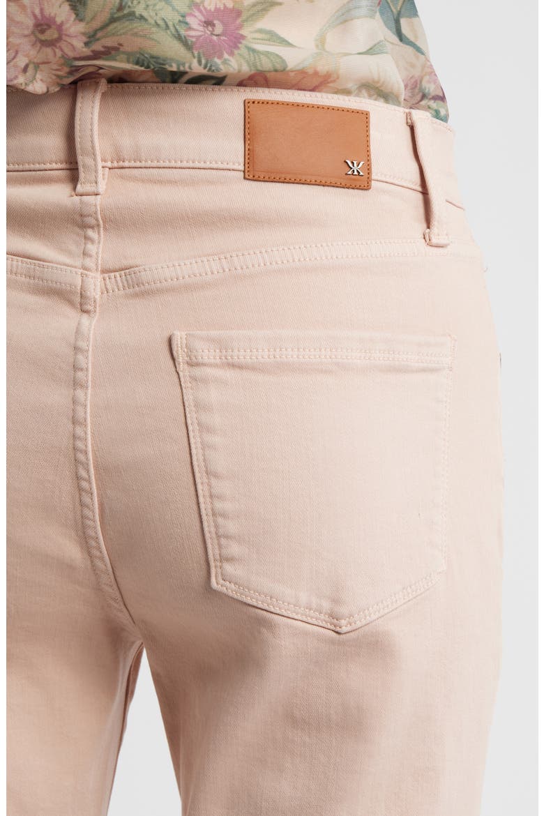 Mika High Waist Raw Hem Pants, Alternate, color, ASH ROSE