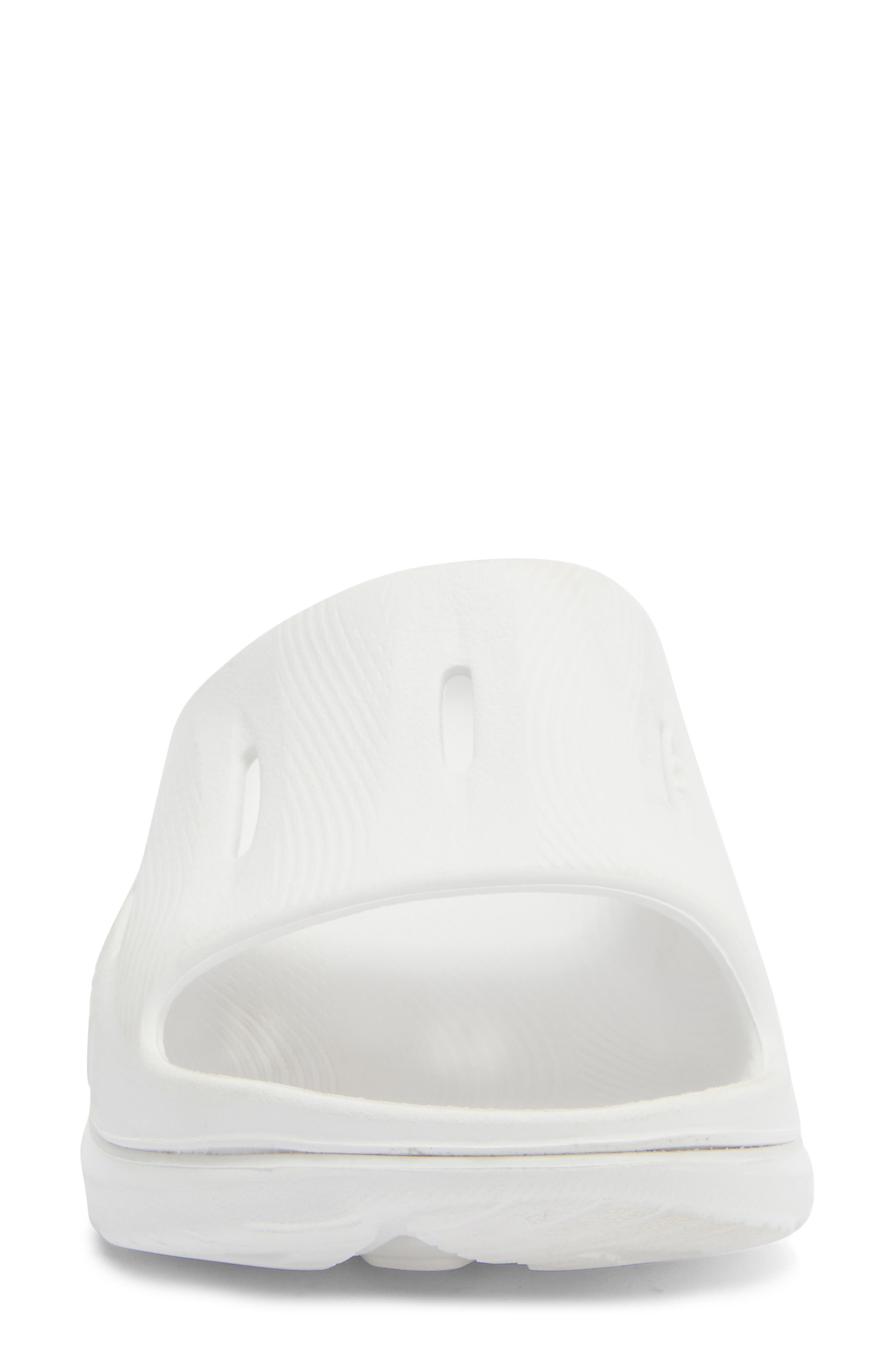 HOKA Ora Recovery Slide 3 Sandal, Alternate, color, White / White