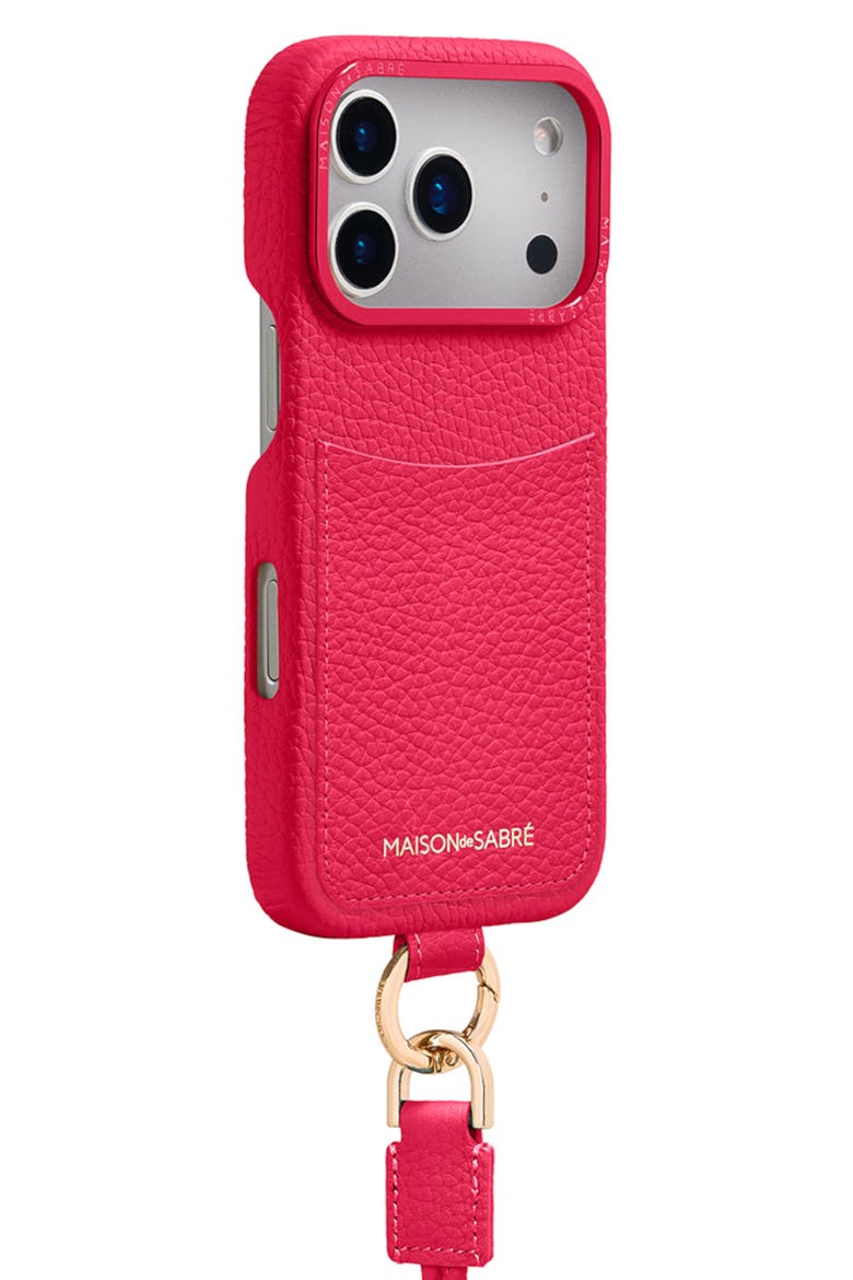 Sling Phone Case iPhone 17 Pro Max, Alternate, color, Shibuya Fuchsia