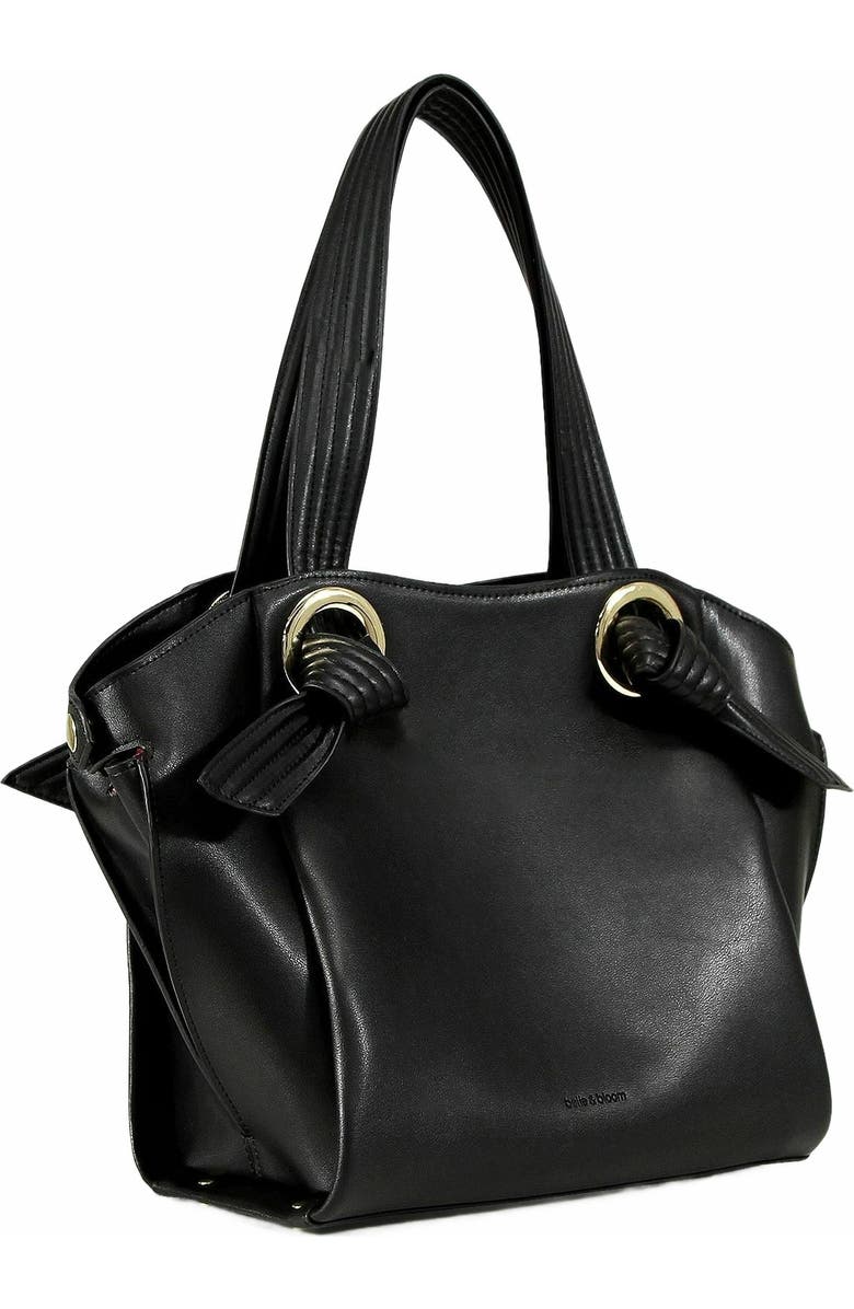 Belle & Bloom Heart Of Gold Leather Shoulder Bag, Alternate, color, Black