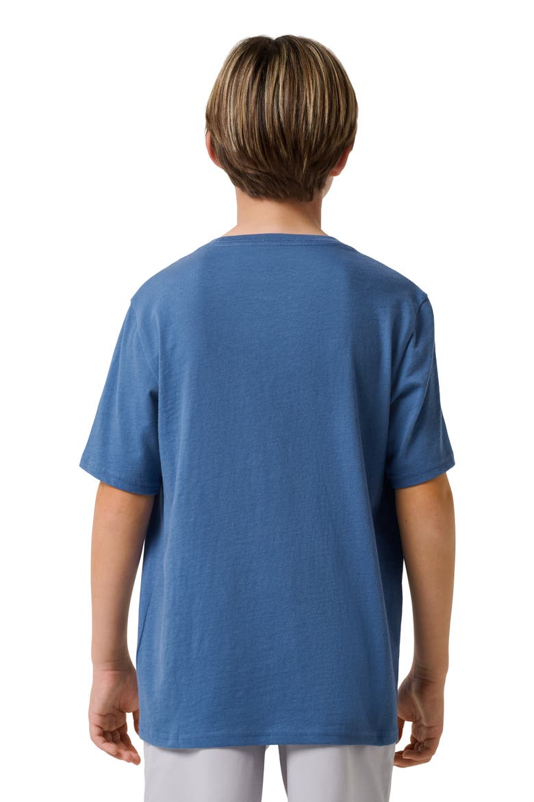 Kids' Bellhop Cotton Graphic T-Shirt, Alternate, color, BLUE HORIZON