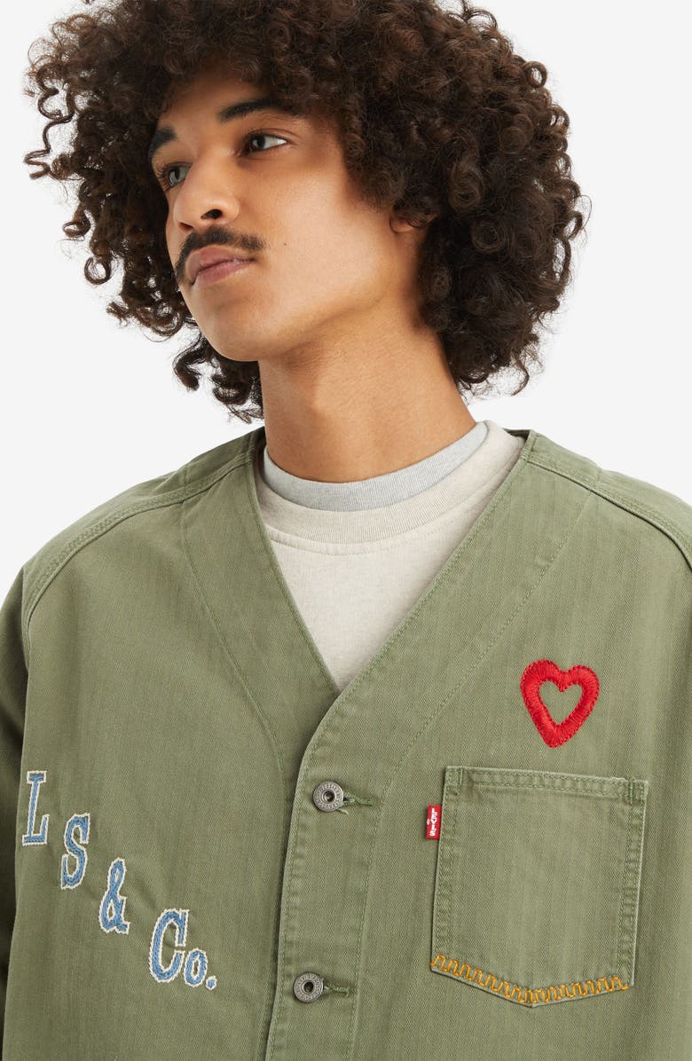 Levi's Union Engineer Denim Graphic Jacket, Alternate, color,