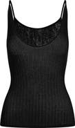 SKIMS Sheer Knit Plunge Tank