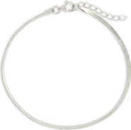 Sterling Forever Herringbone Chain Bracelet