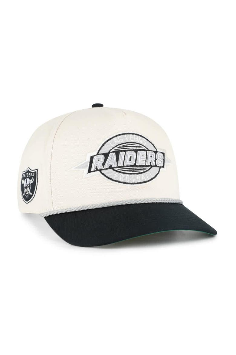 Men's '47  Natural Las Vegas Raiders Frame Out Two Tone Hitch Adjustable Hat, Main, color, Natural