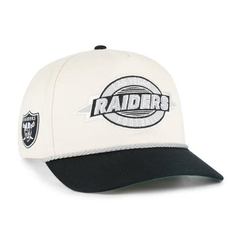 Men's '47  Natural Las Vegas Raiders Frame Out Two Tone Hitch Adjustable Hat