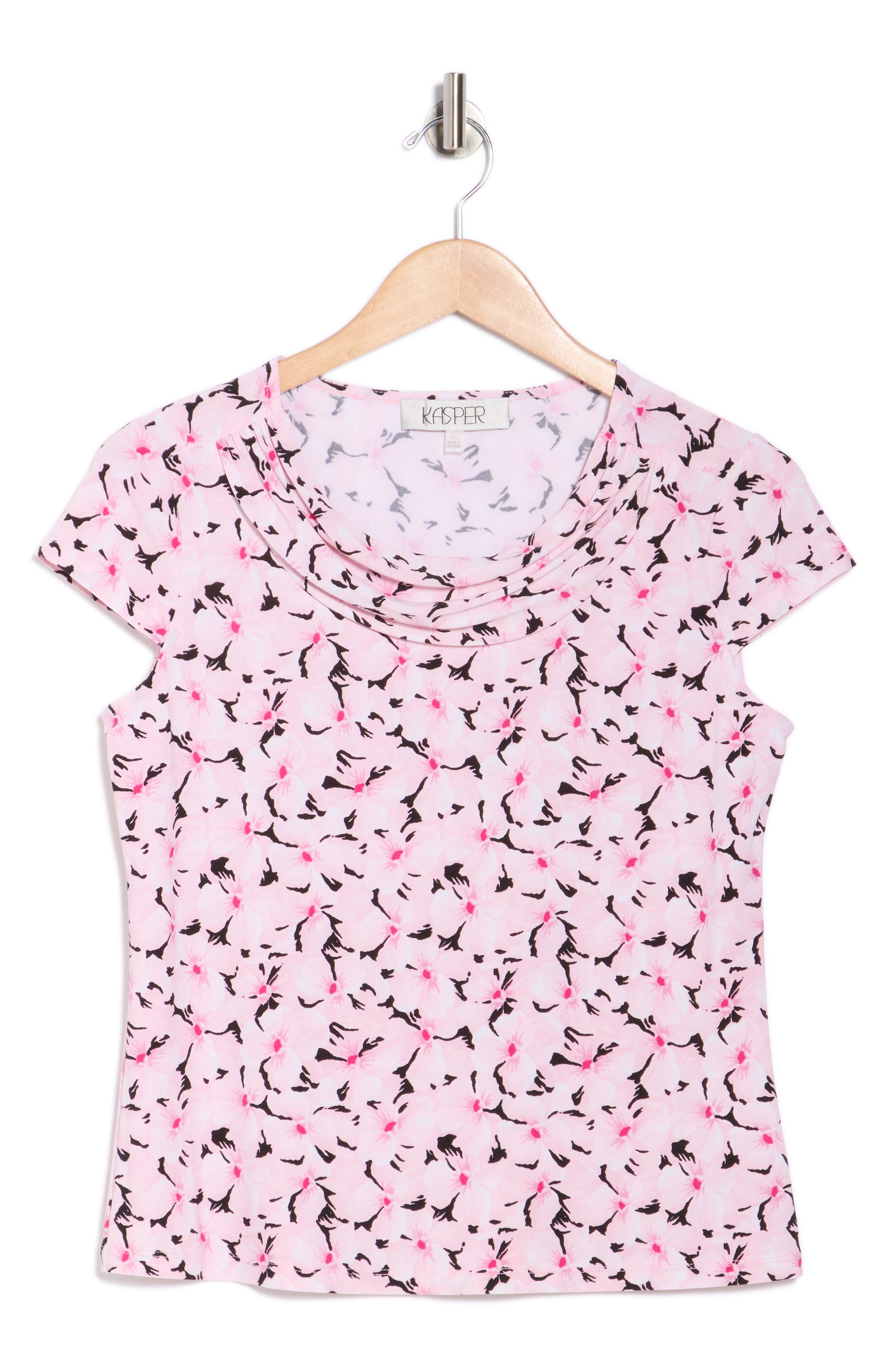 KASPER Cowl Neck Top