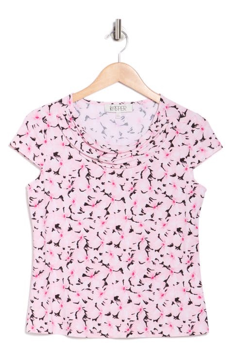 Cowl Neck Top (Petite)