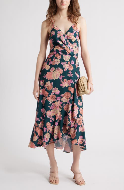 Chelsea28 Faux Wrap Midi Dress