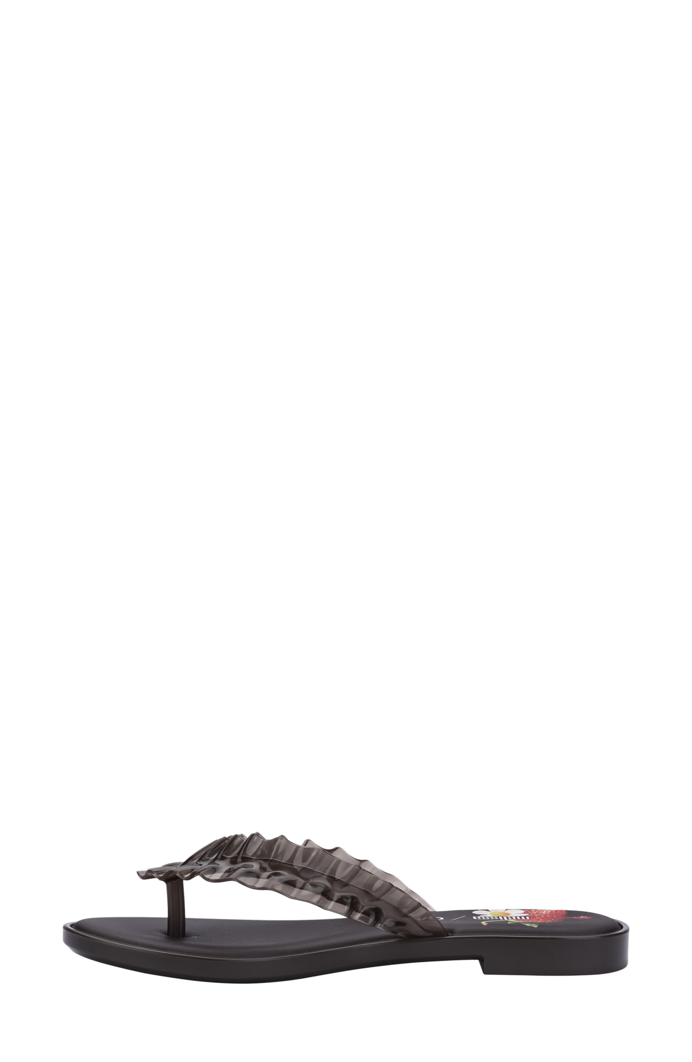 x Ganni Slim Flip Flop, Alternate, color, BROWN