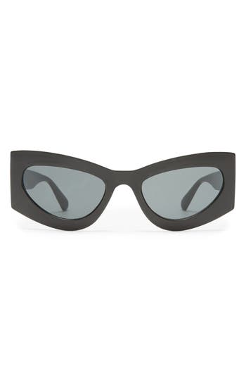 Aire Electra 49mm Small Cat Eye Sunglasses In Green