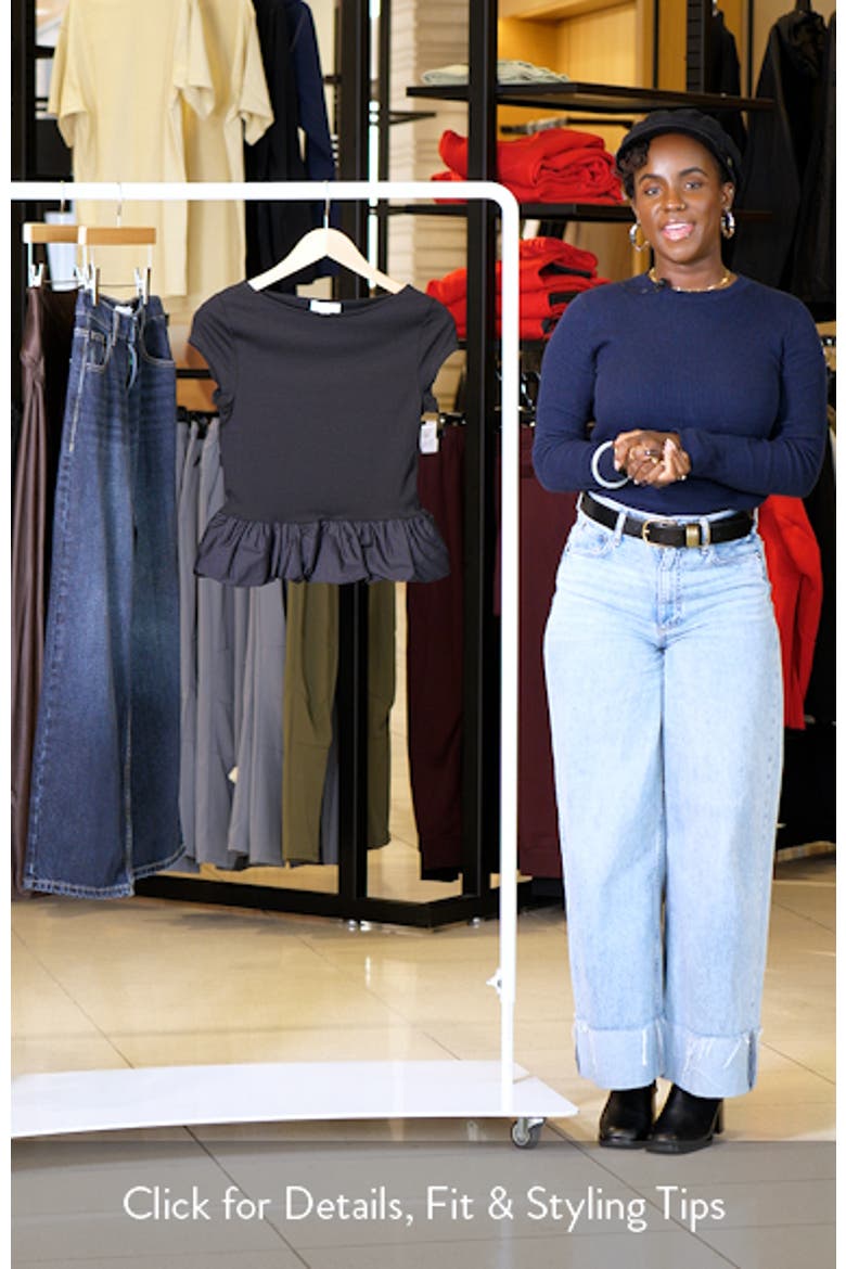 Bubble Peplum Top video