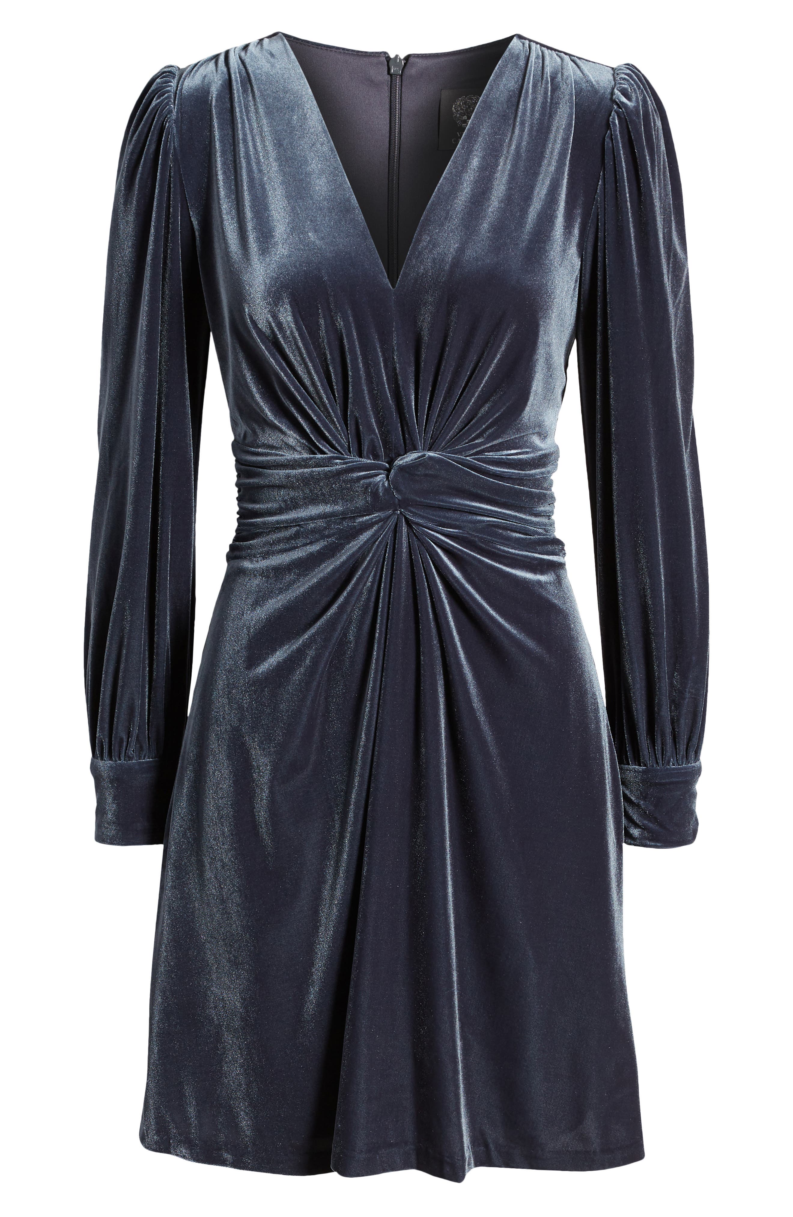 vince camuto velvet long sleeve dress 10052089