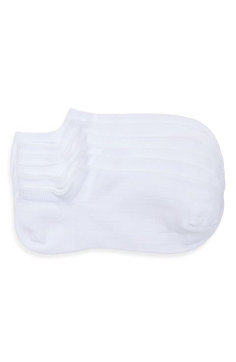 3-Pack Rib No-Show Socks