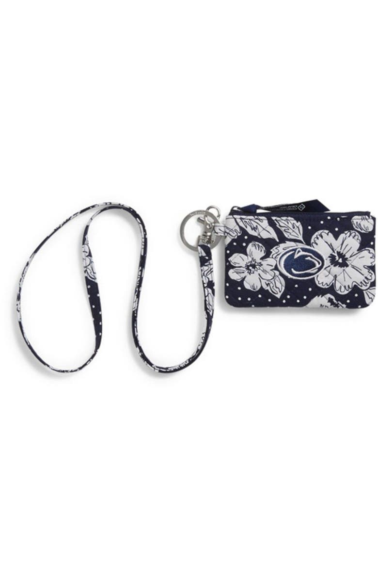 VERA BRADLEY Penn State Nittany Lions Rain Garden Zip ID Lanyard, Main, color, 