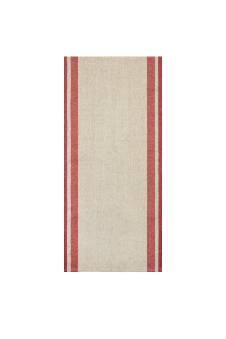 Gordes Runner, Alternate, color, Red, Natural 20" x 90"