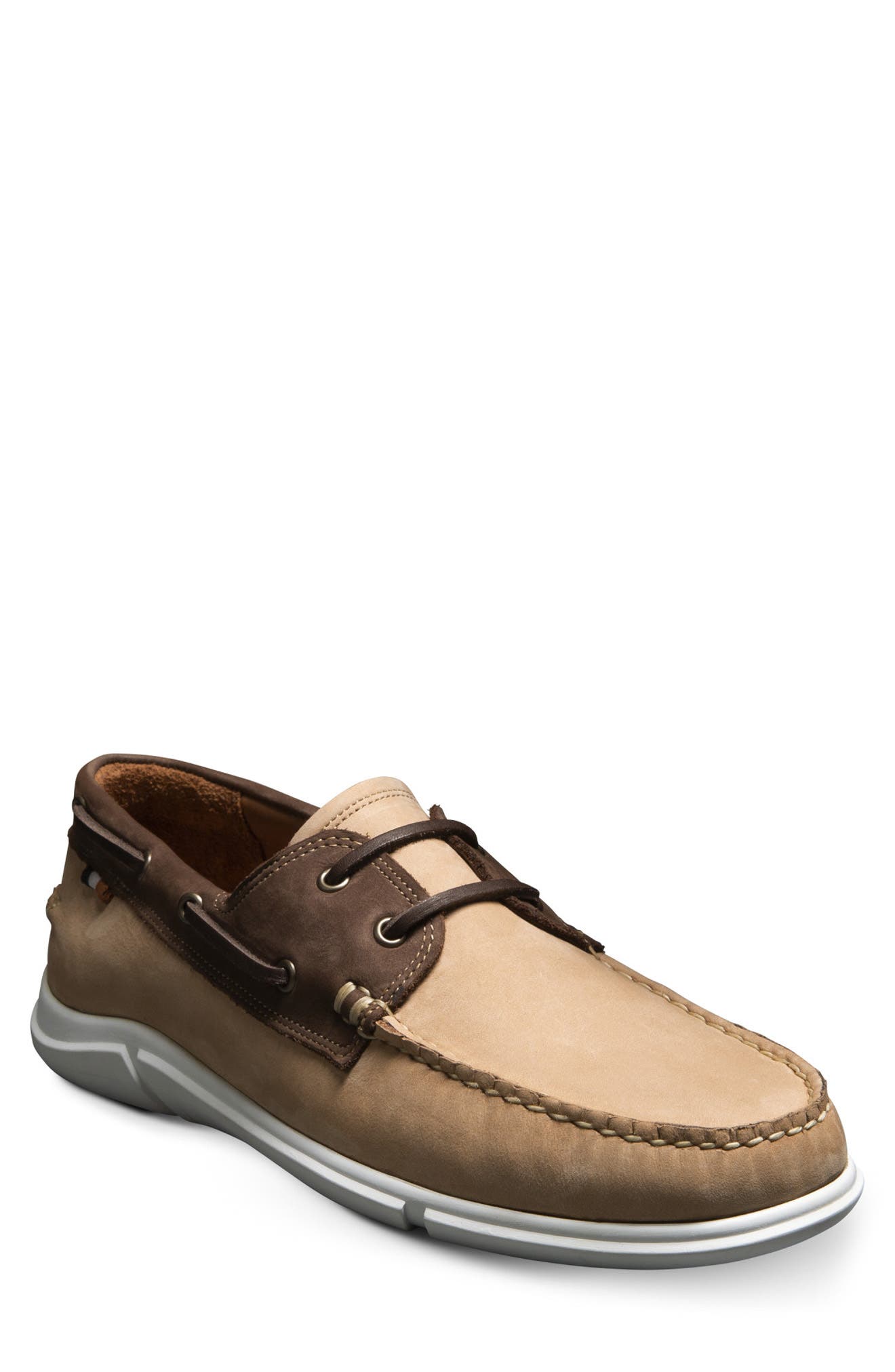 Allen Edmonds Miles Colorblock Boat Shoe, Main, color, 