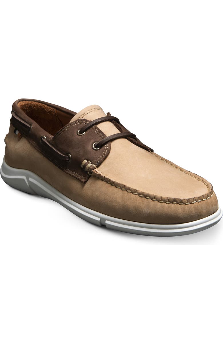 Allen Edmonds Miles Colorblock Boat Shoe, Main, color,