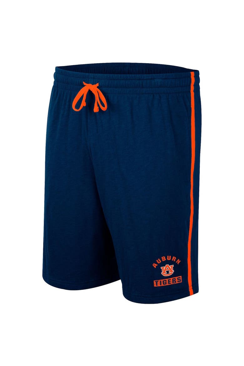 Men's Colosseum Navy Auburn Tigers Thunder Slub Shorts, Alternate, color, Navy