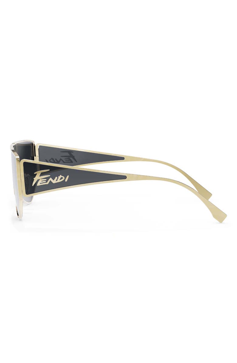 Fendi 'Fendi Disco 68mm Geometric Sunglasses, Alternate, color, 