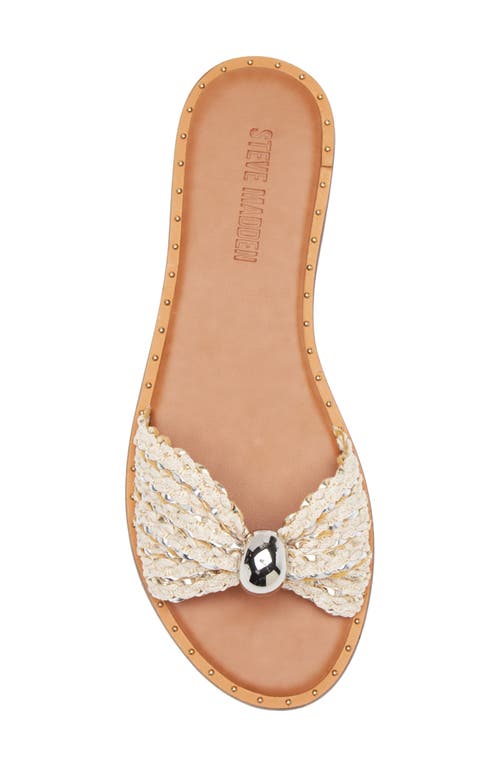 Steve Madden Dipsy Slide Sandal In Neutral