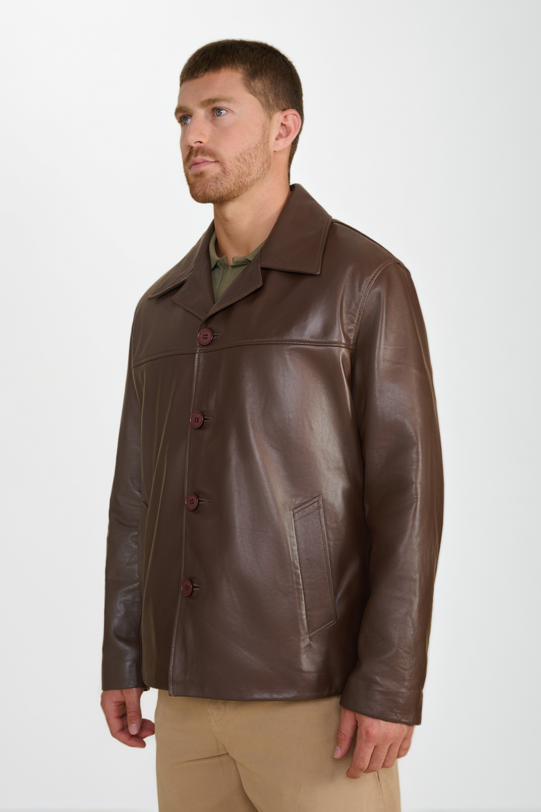 Axel Relaxed Blazer, Alternate, color, Brown