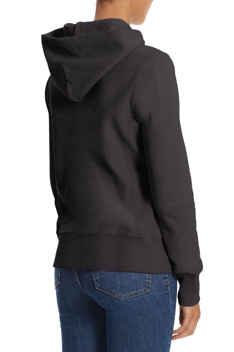 Reverse Weave® Pullover Hoodie, Alternate, color, BLACK