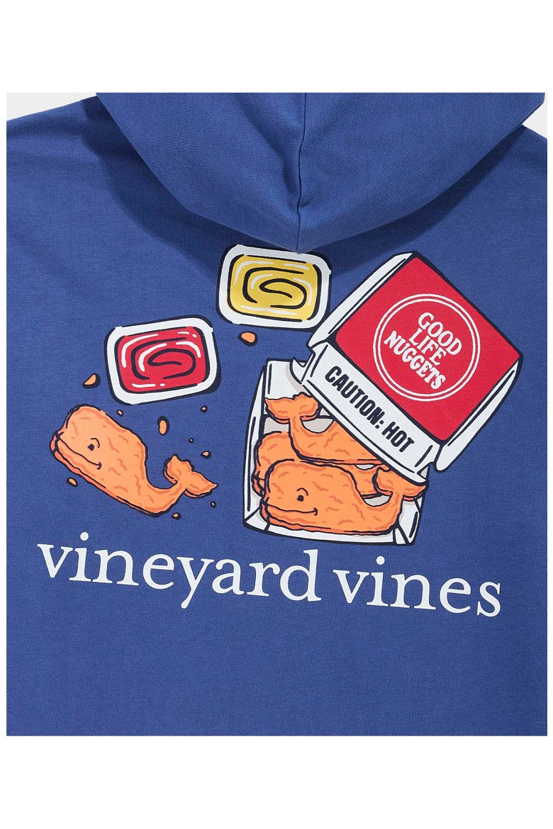 Kids' Whale Nuggets Hoodie T-Shirt, Alternate, color, MOONSHINE