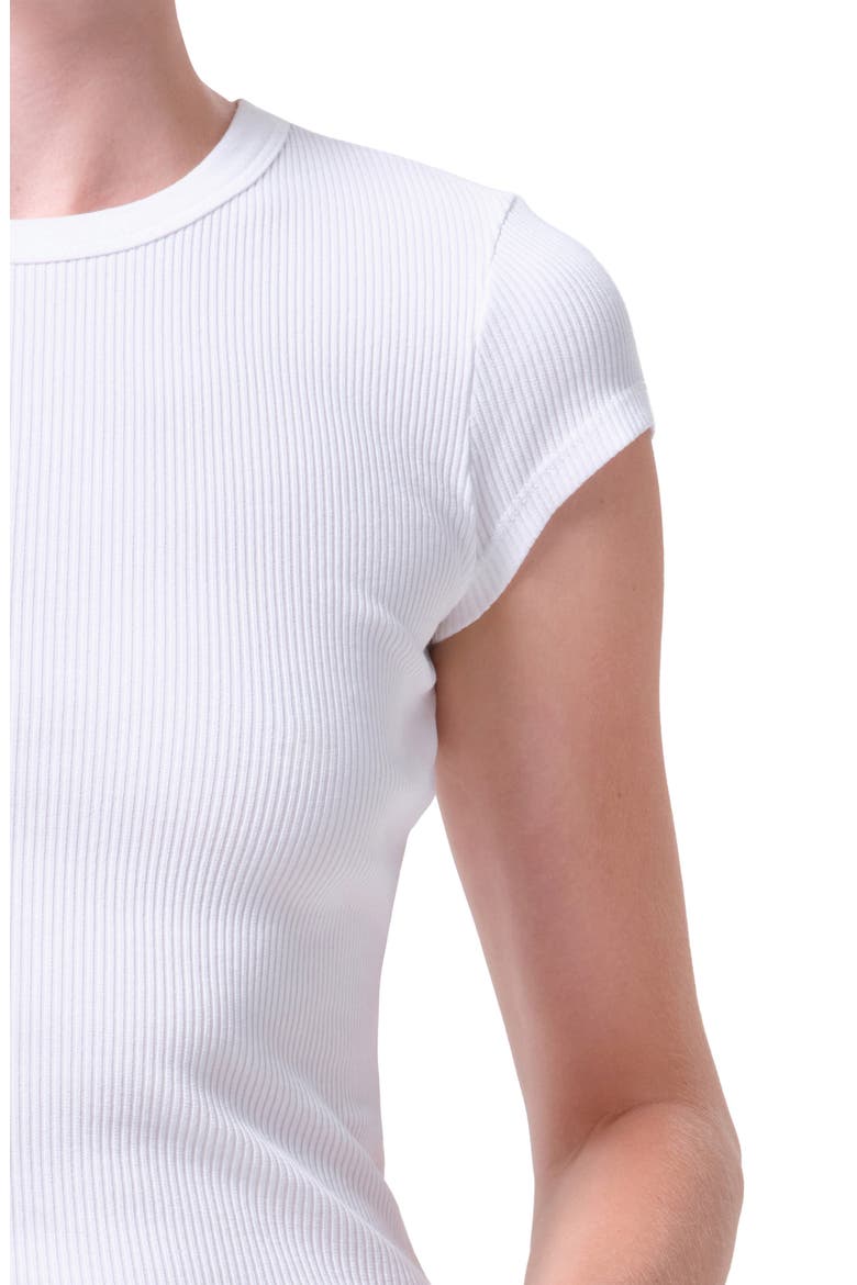 Edison Rib T-Shirt, Alternate, color, WHITE