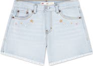 Levi's Kids' Crochet Applique Denim Shorts