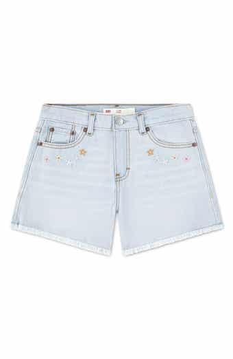 Levi's Kids' Crochet Applique Denim Shorts