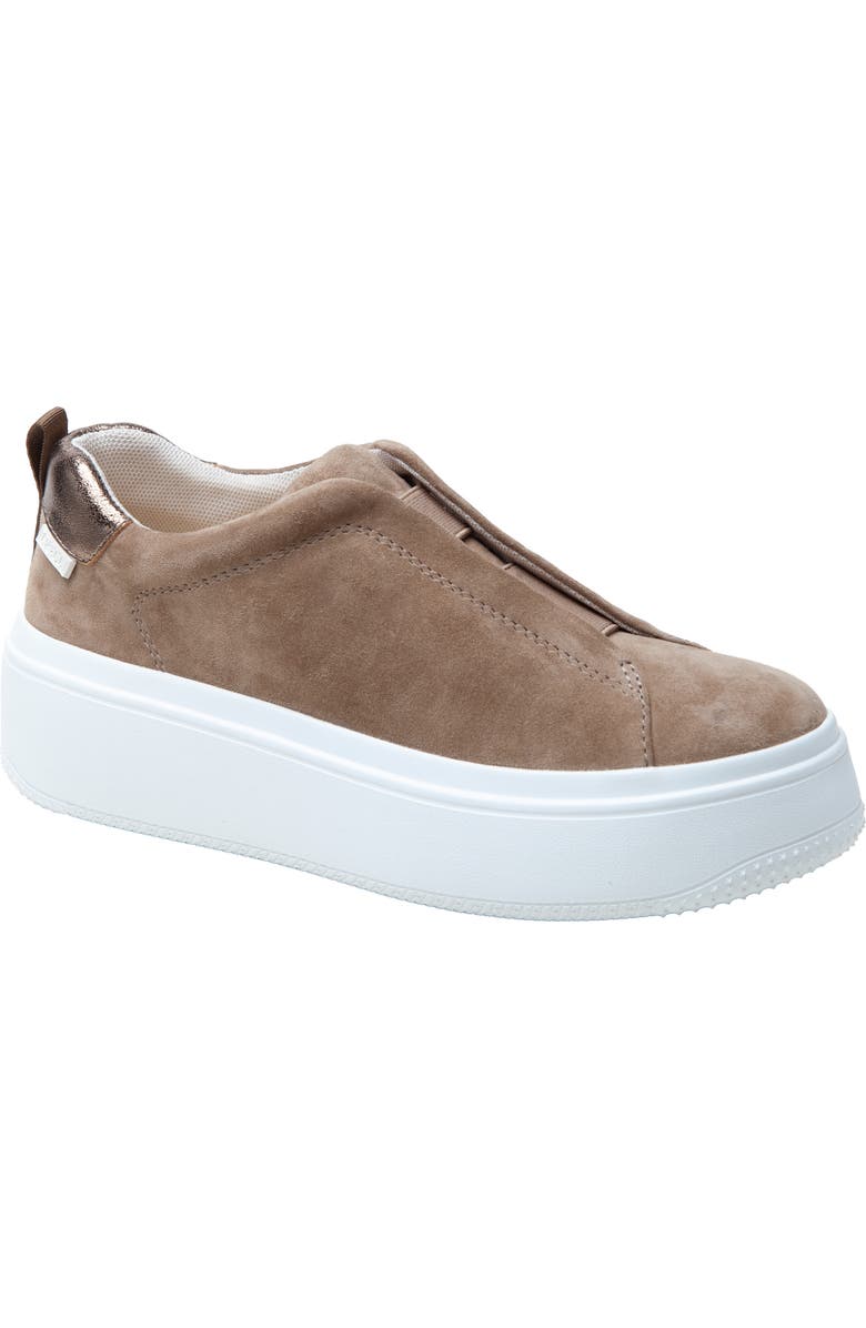Linea Paolo Golde Platform Sneaker, Main, color, Taupe