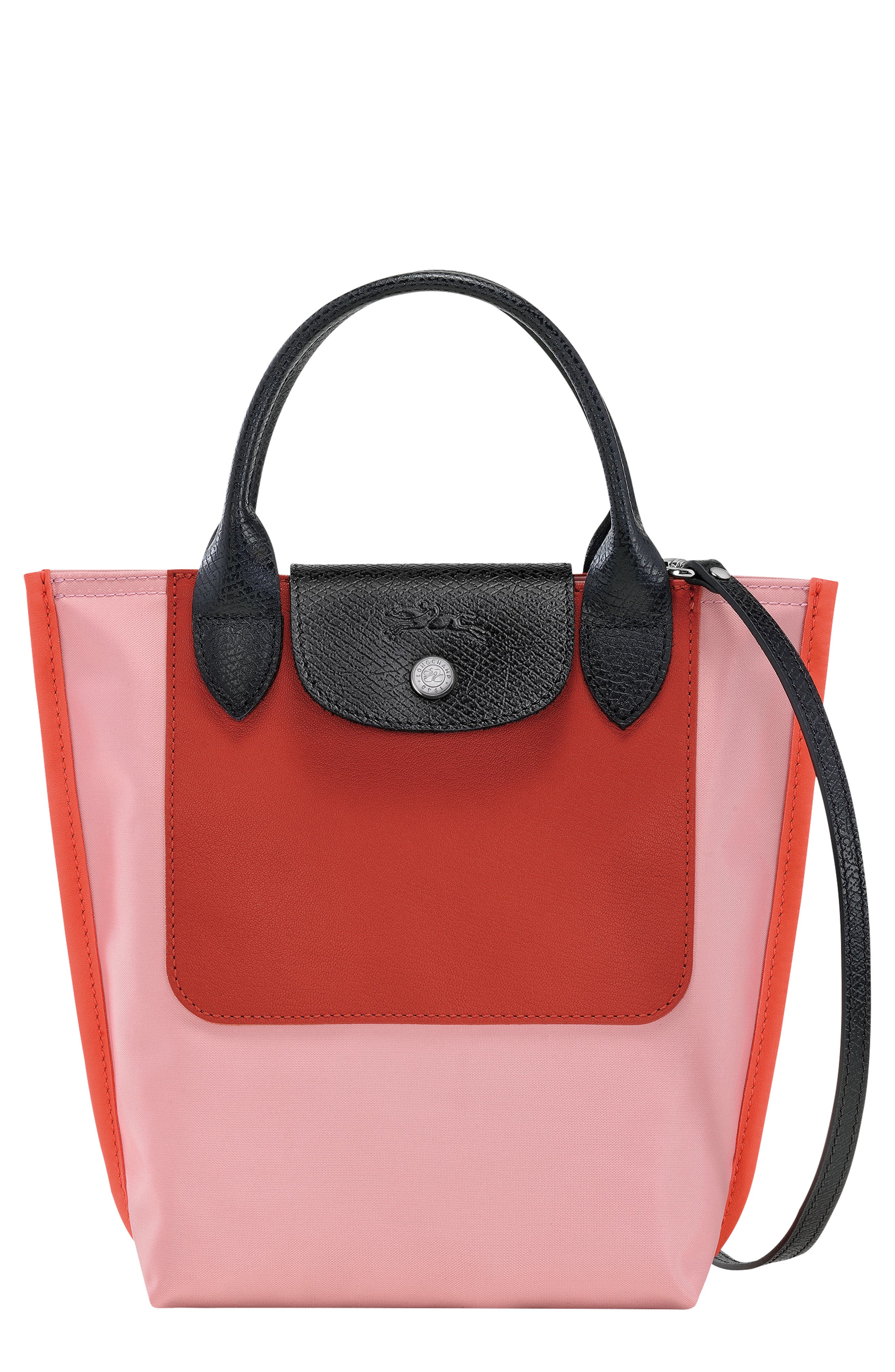 Longchamp Extra Small Cabas Replay Recycled Canvas Tote, Main, color, Magenta