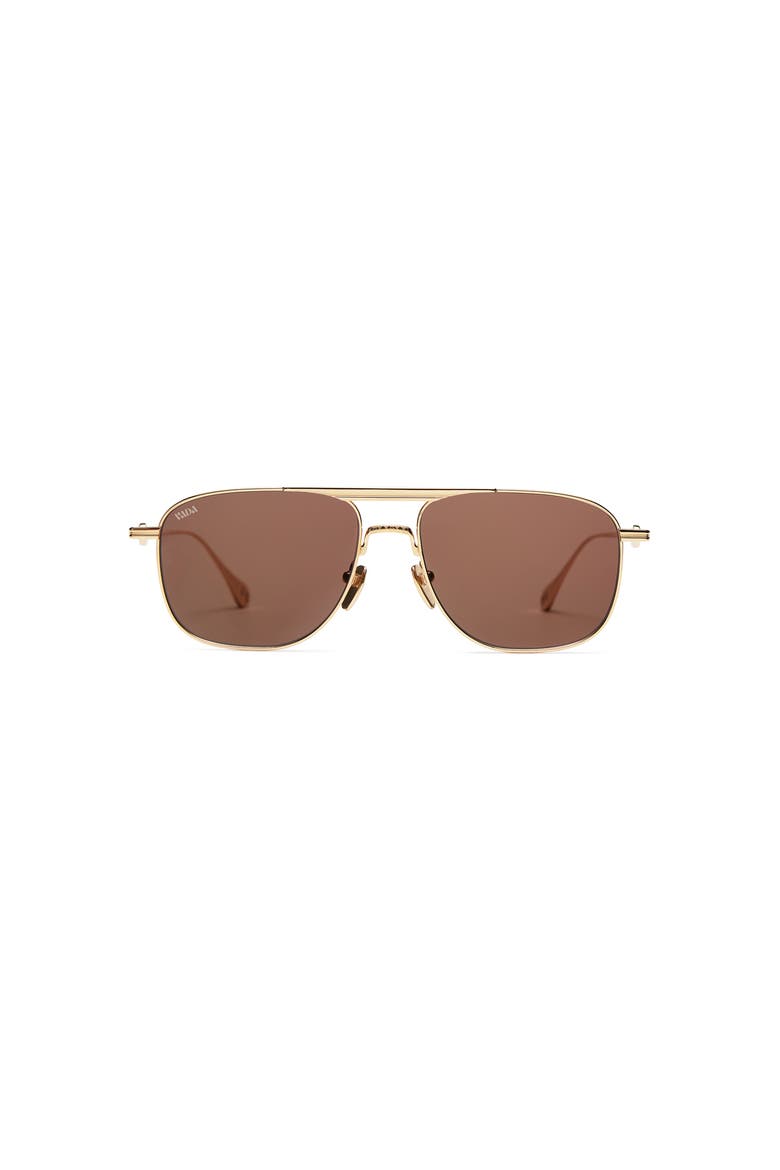 Gator Sunglasses, Main, color, Brown Gold Titanium