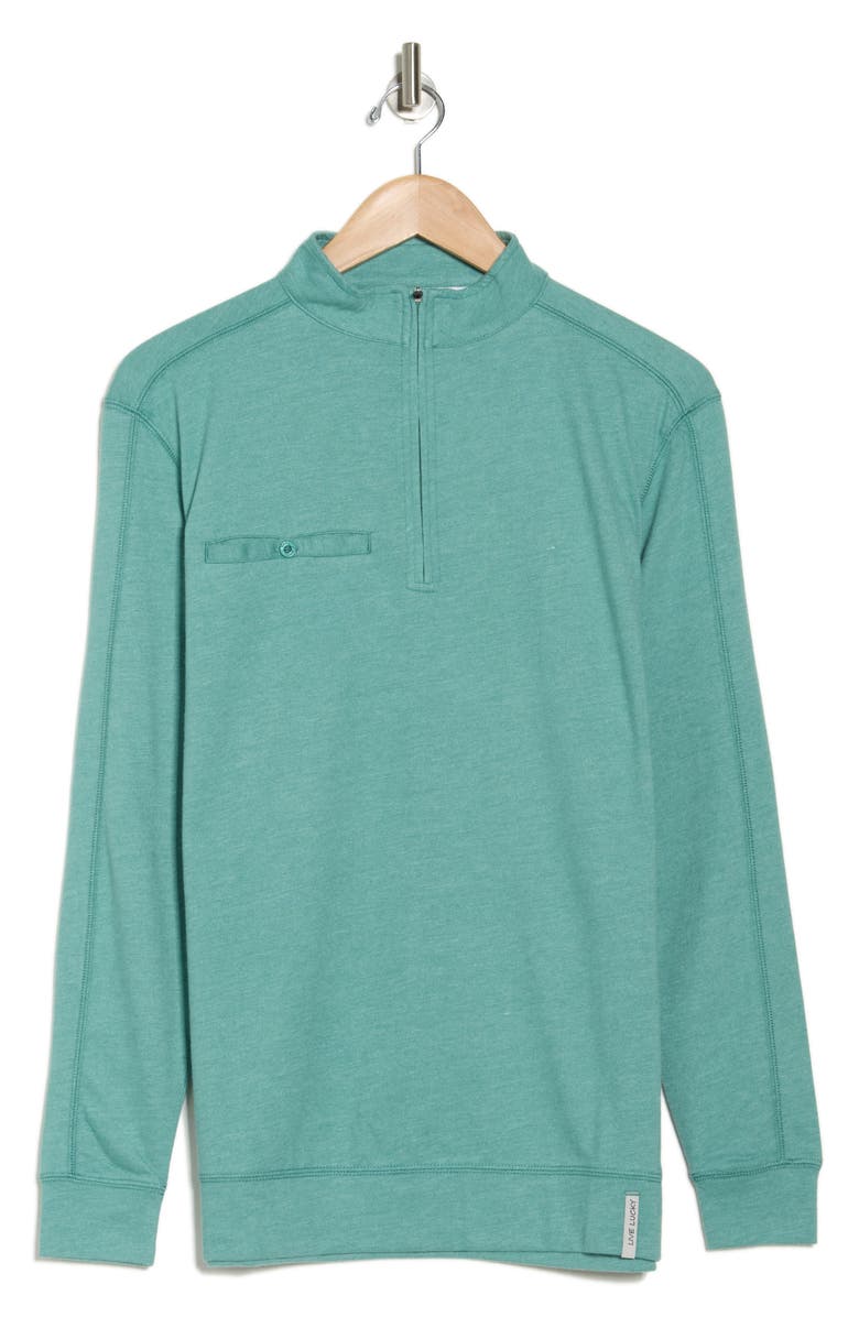 Black Clover Clyde Quarter Zip Golf Pullover, Alternate, color, 