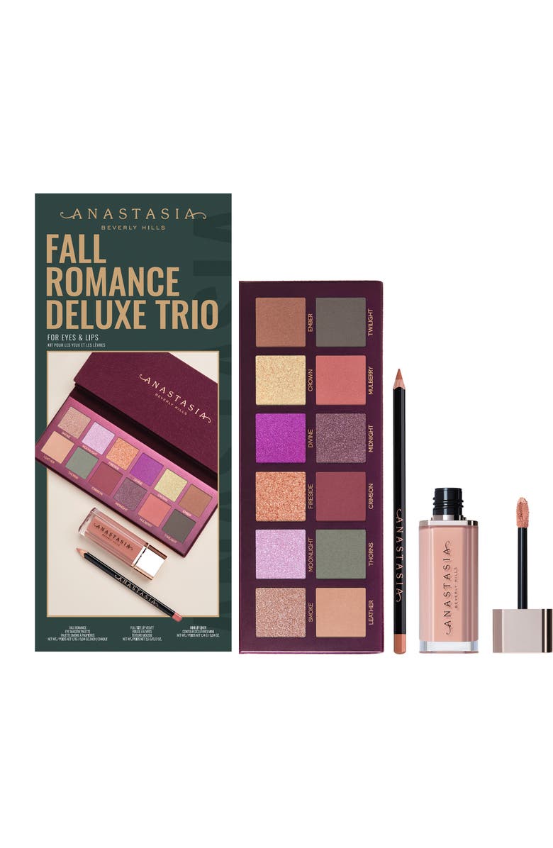 Anastasia Beverly Hills Fall Romance Deluxe Makeup Trio Set $89 Value, Main, color, 