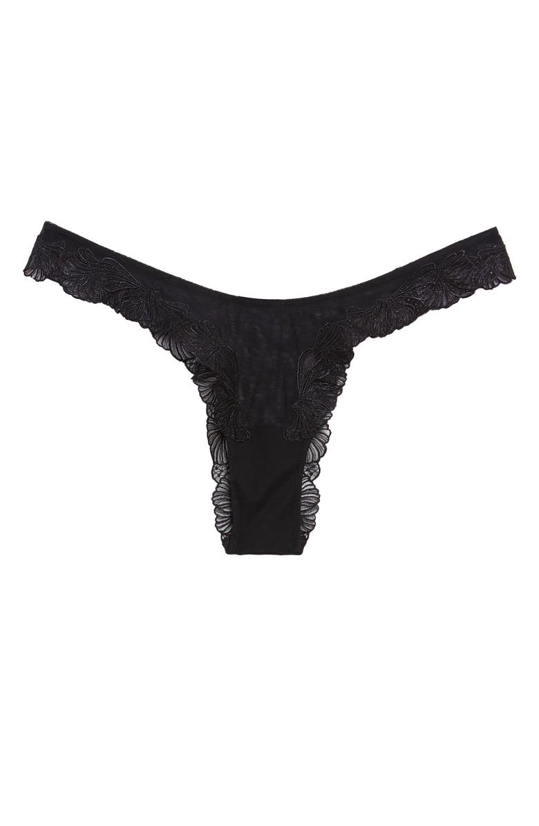 La Perla Camelia Brazilian Briefs, Alternate, color, 