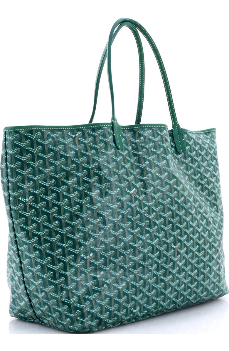 Pre-Owned Goyard Saint Louis Tote Coated Canvas GM, Alternate, color, Green