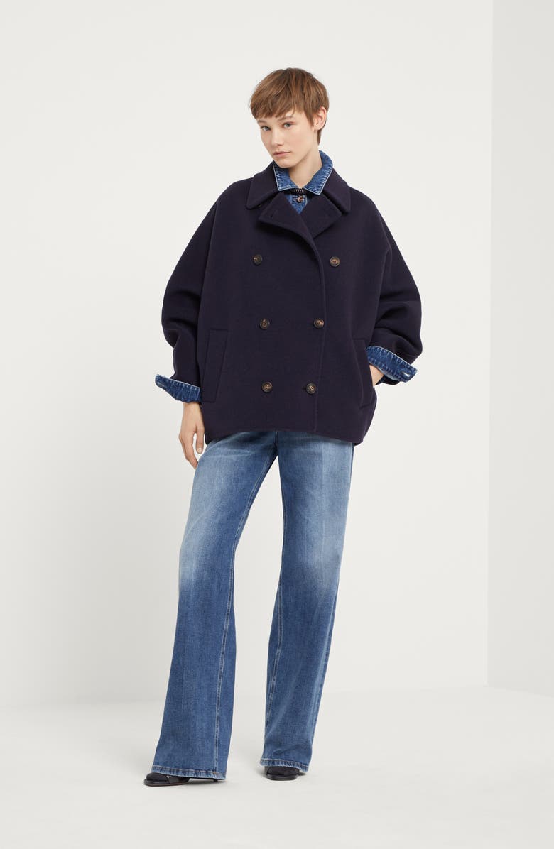 Brunello Cucinelli Hand-finished Caban jacket, Alternate, color, 