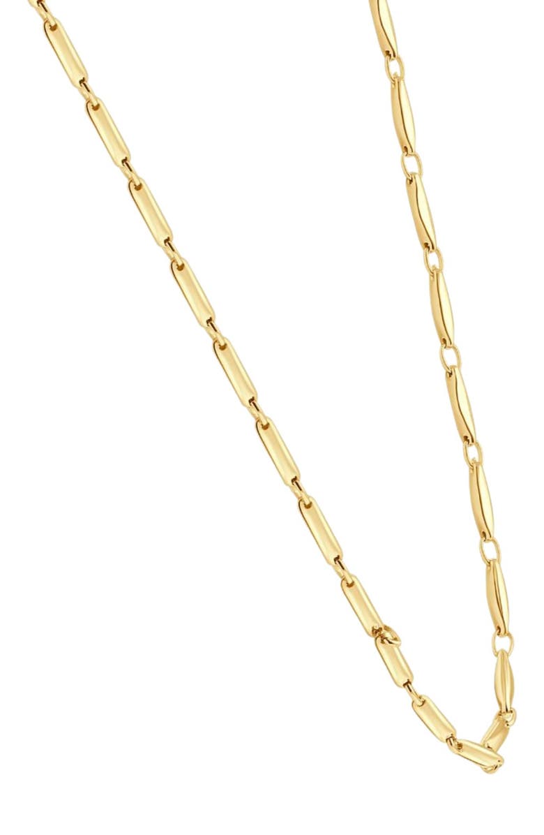 Bliss Diamond 14k Gold Women's 24" Chain Necklace 10 Grams 2.5mm Thick, Alternate, color, 14K Yellow Gold